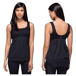 LULULEMON Elevate Tank Black Size 8